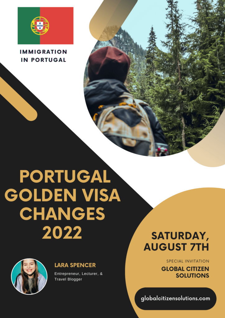 Portugal Golden Visa Changes 2022
